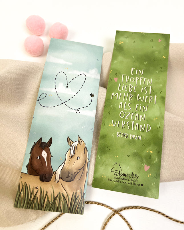 Lesezeichen "Ein Tropfen Liebe"