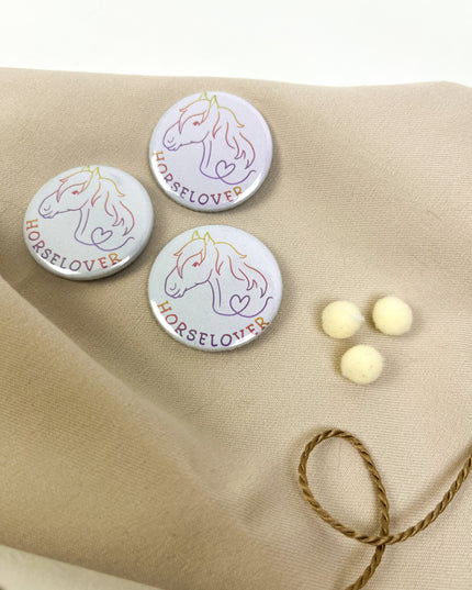 Horse Lover Button
