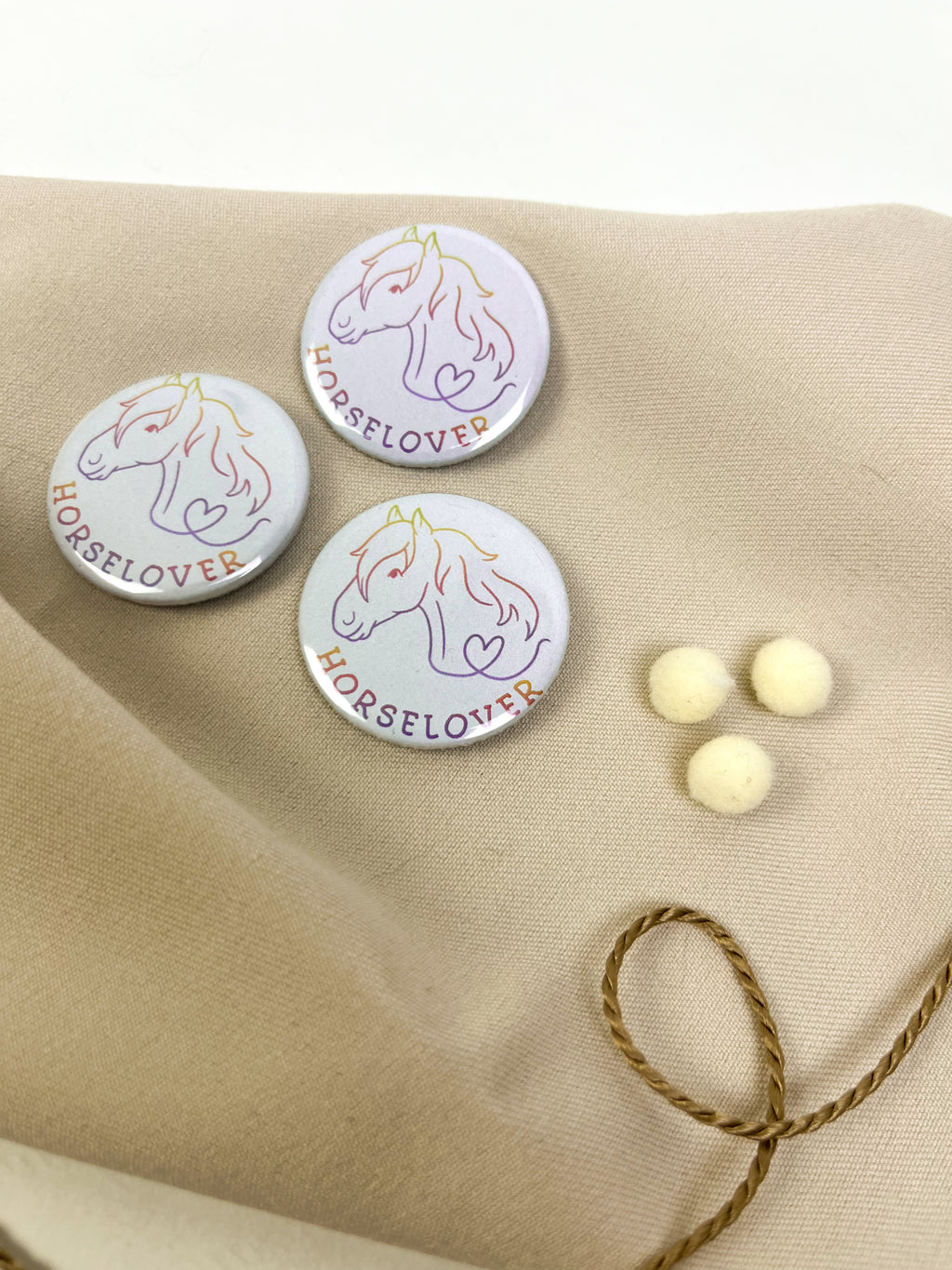 Horse Lover Button