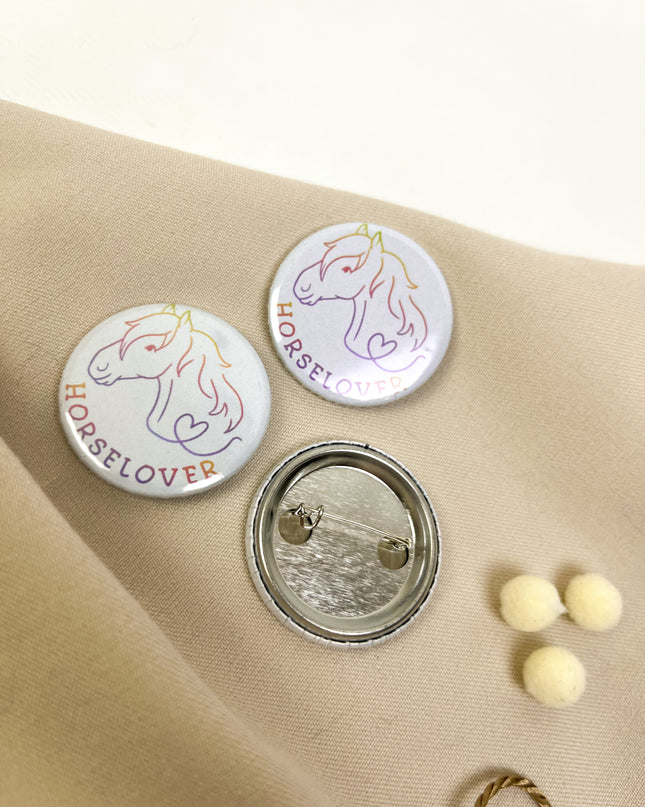 Horse Lover Button