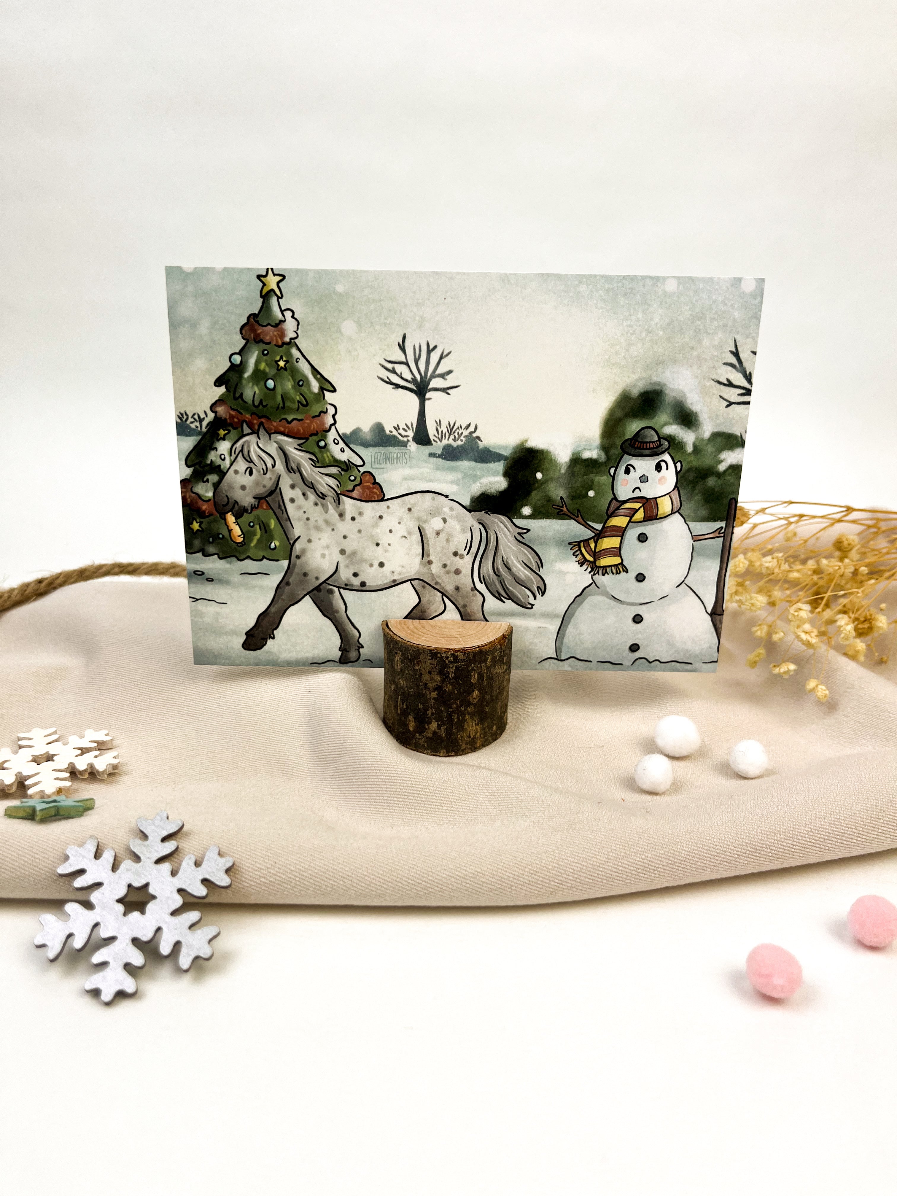 Postkarte "Möhrenklau"