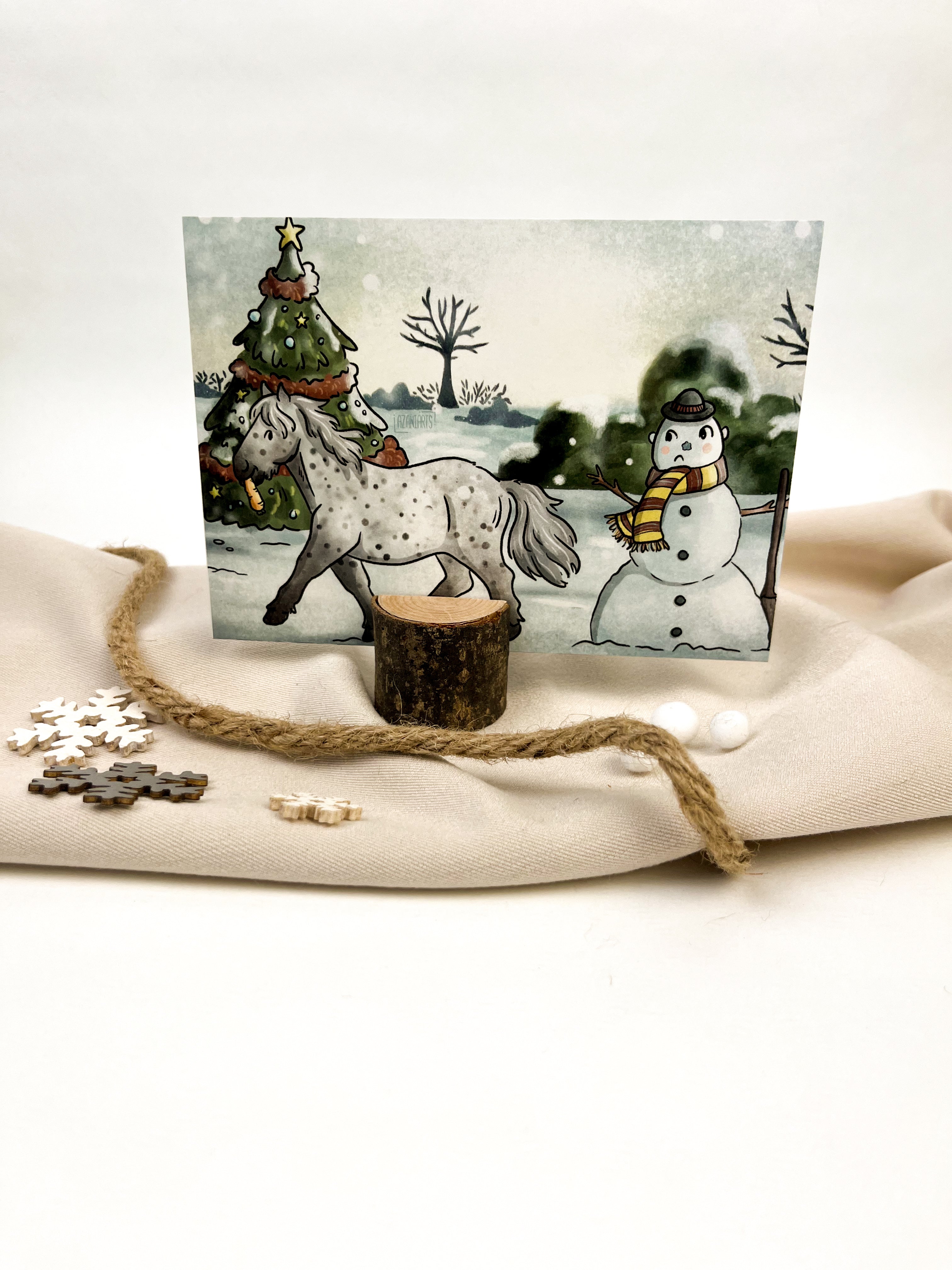 Postkarte "Möhrenklau"