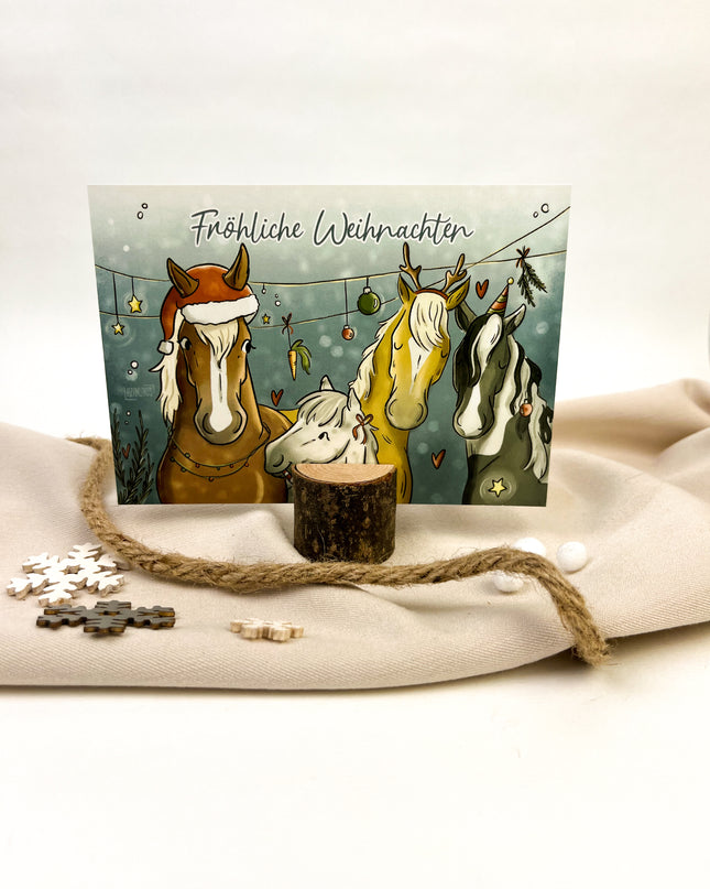 Postkarte "Ponybande"