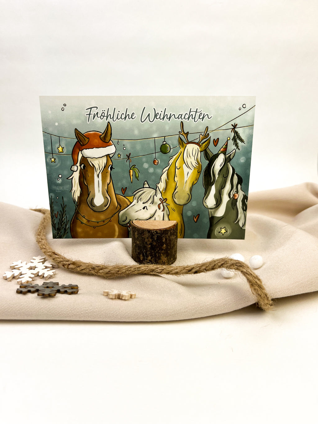 Postkarte "Ponybande"