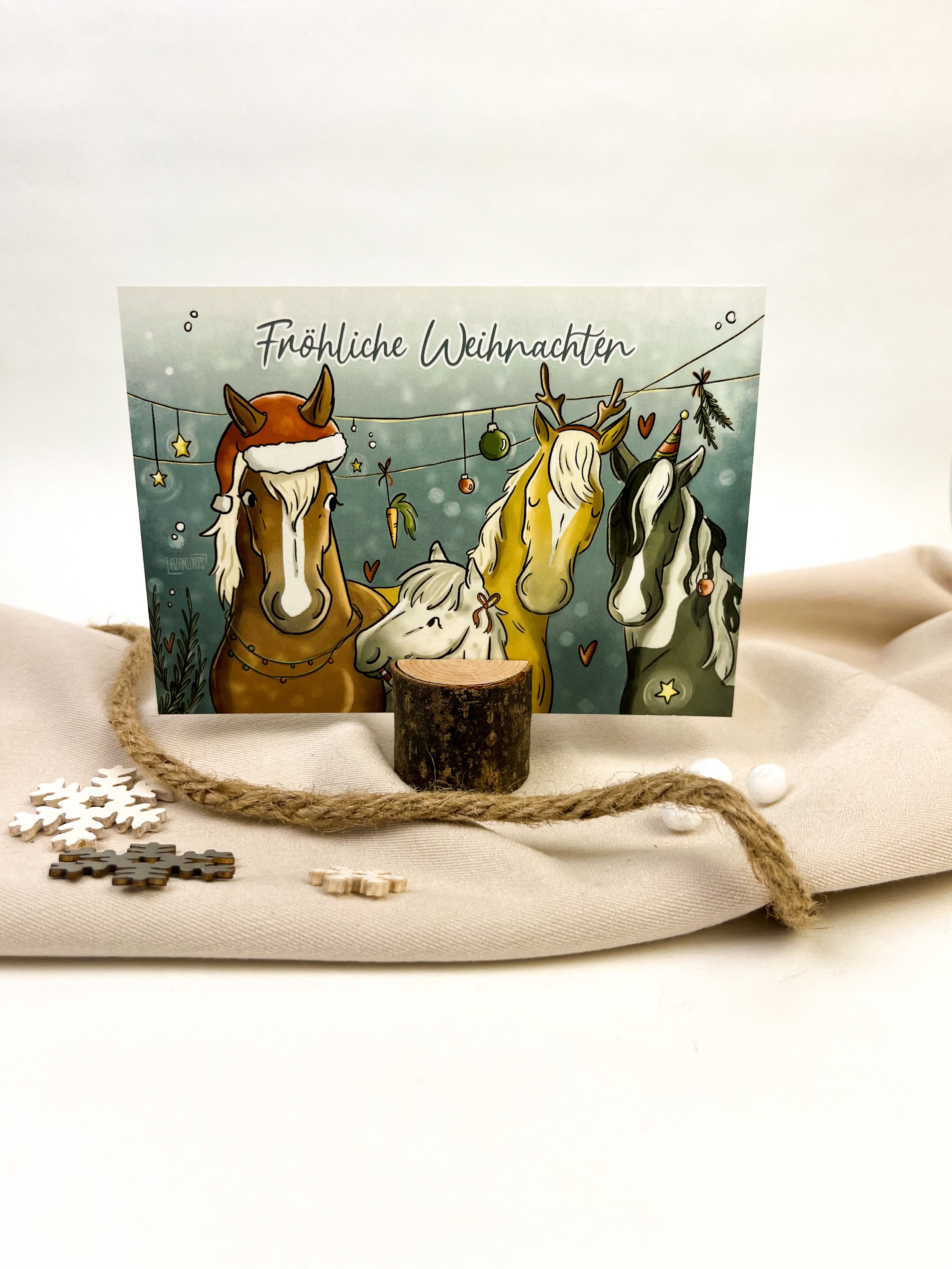 Postkarte "Ponybande"