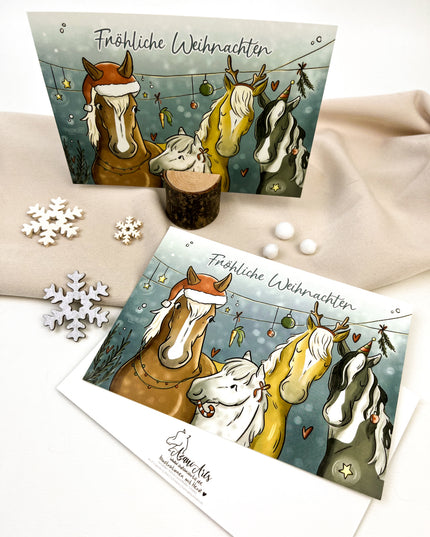 Postkarte "Ponybande"
