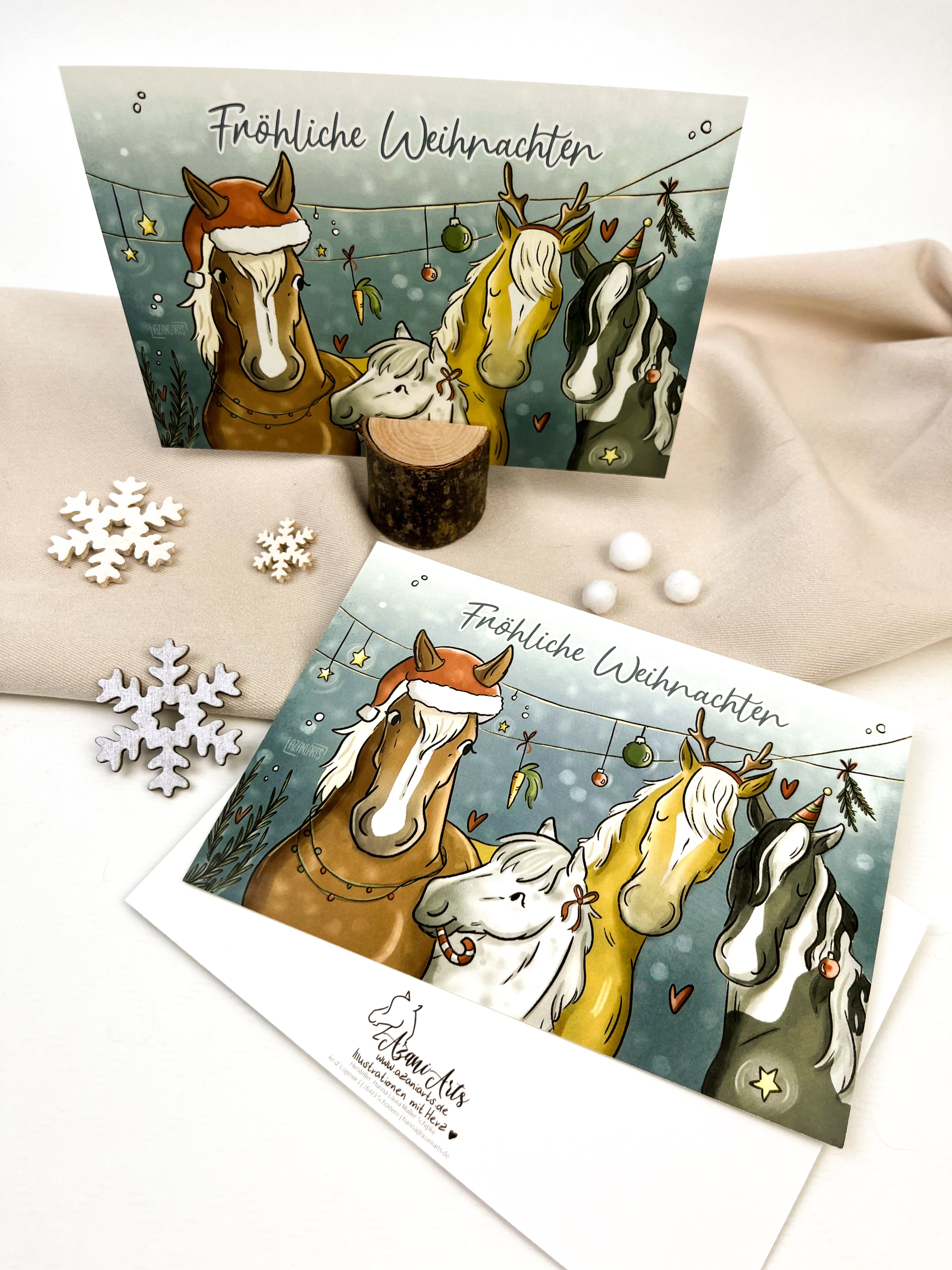 Postkarte "Ponybande"