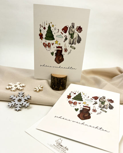 Postkarte "Weihnachtsherz"