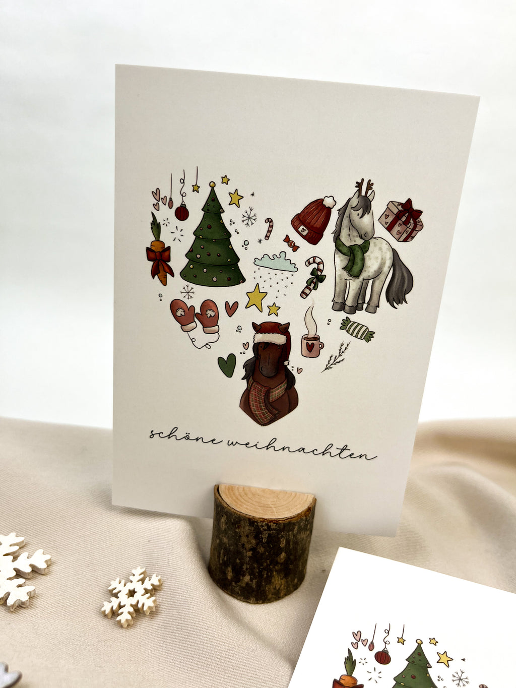 Postkarte "Weihnachtsherz"