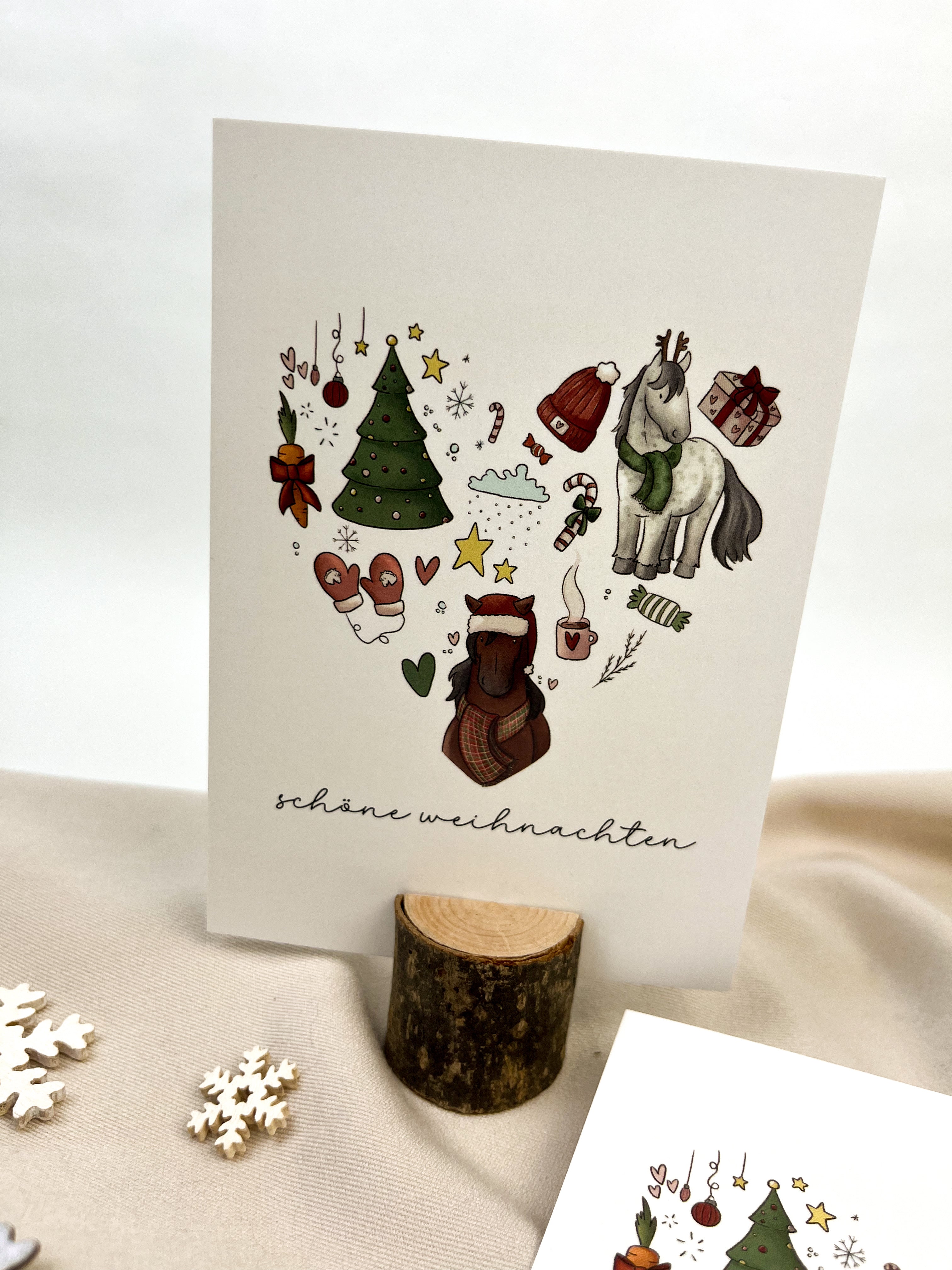 Postkarte "Weihnachtsherz"