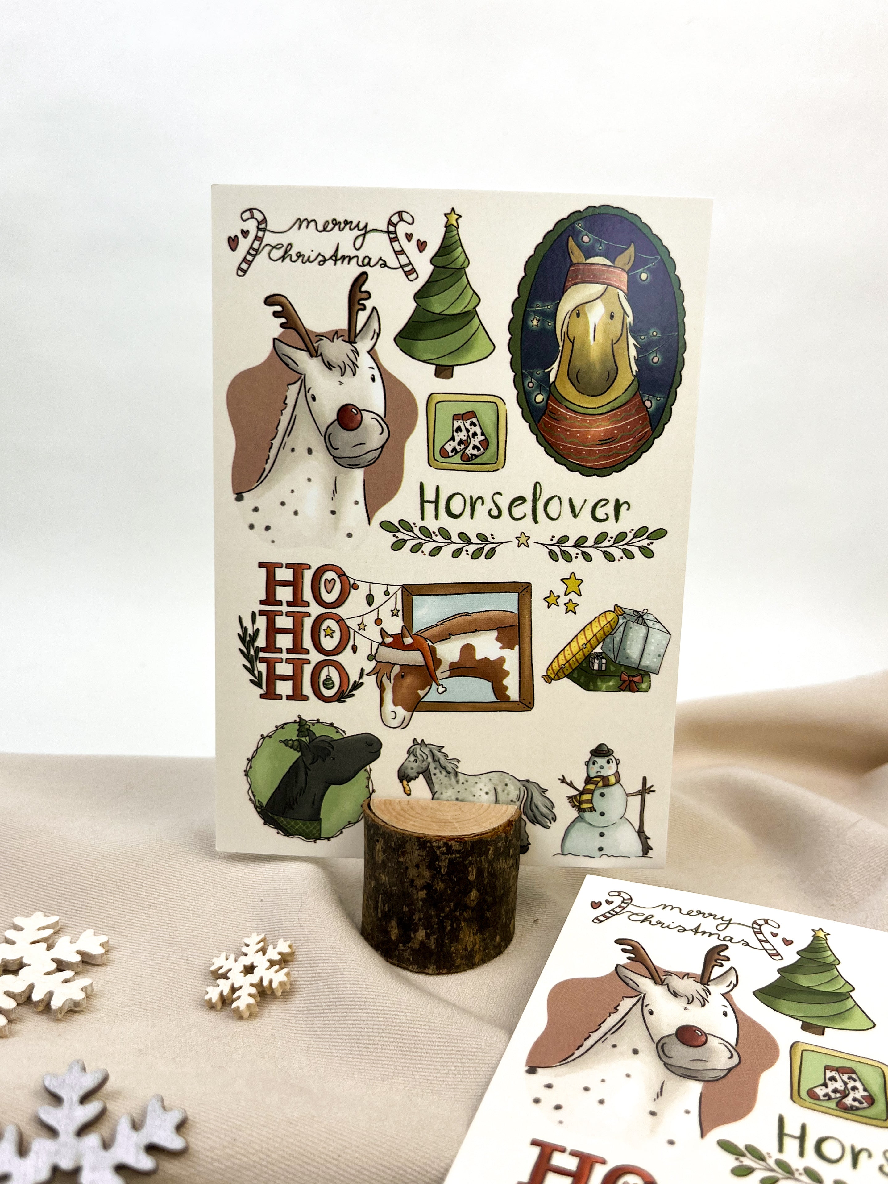 Postkarte "Weihnachtscollage"