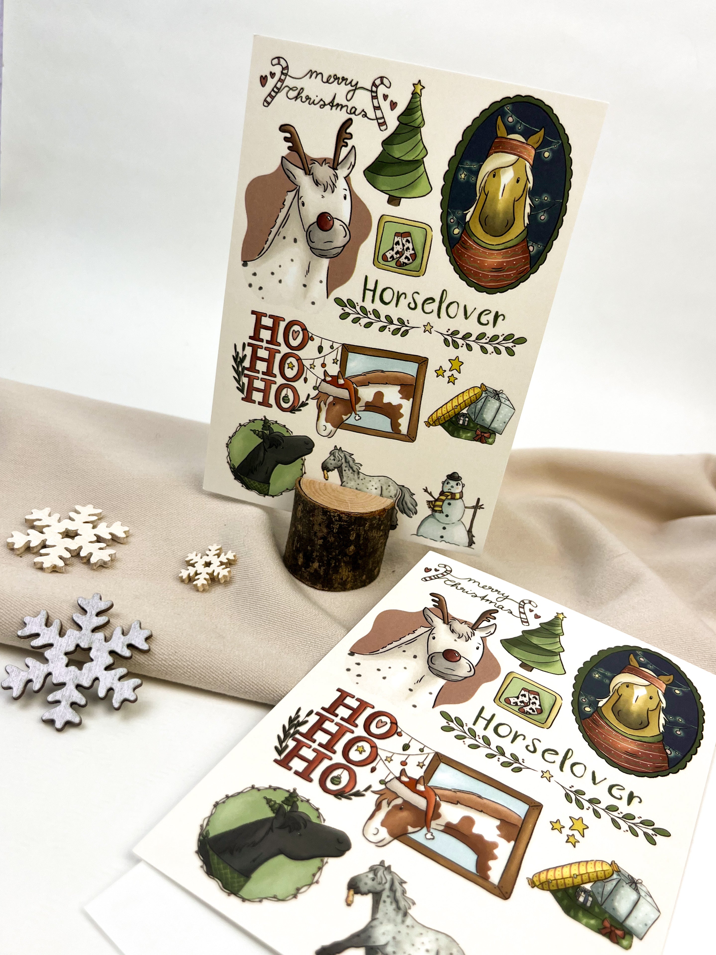 Postkarte "Weihnachtscollage"