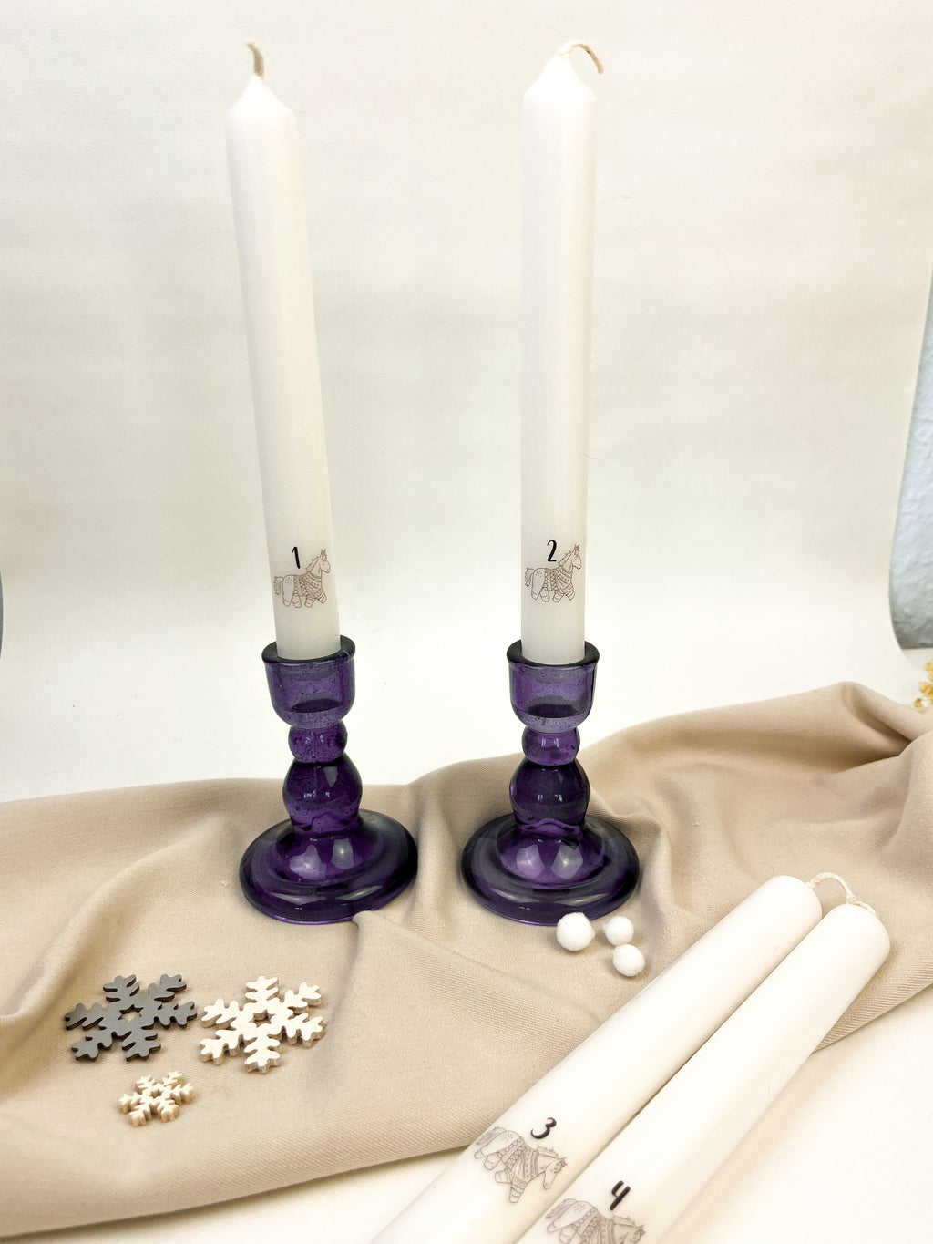 Advents-Stabkerzen-Set 4 Stück