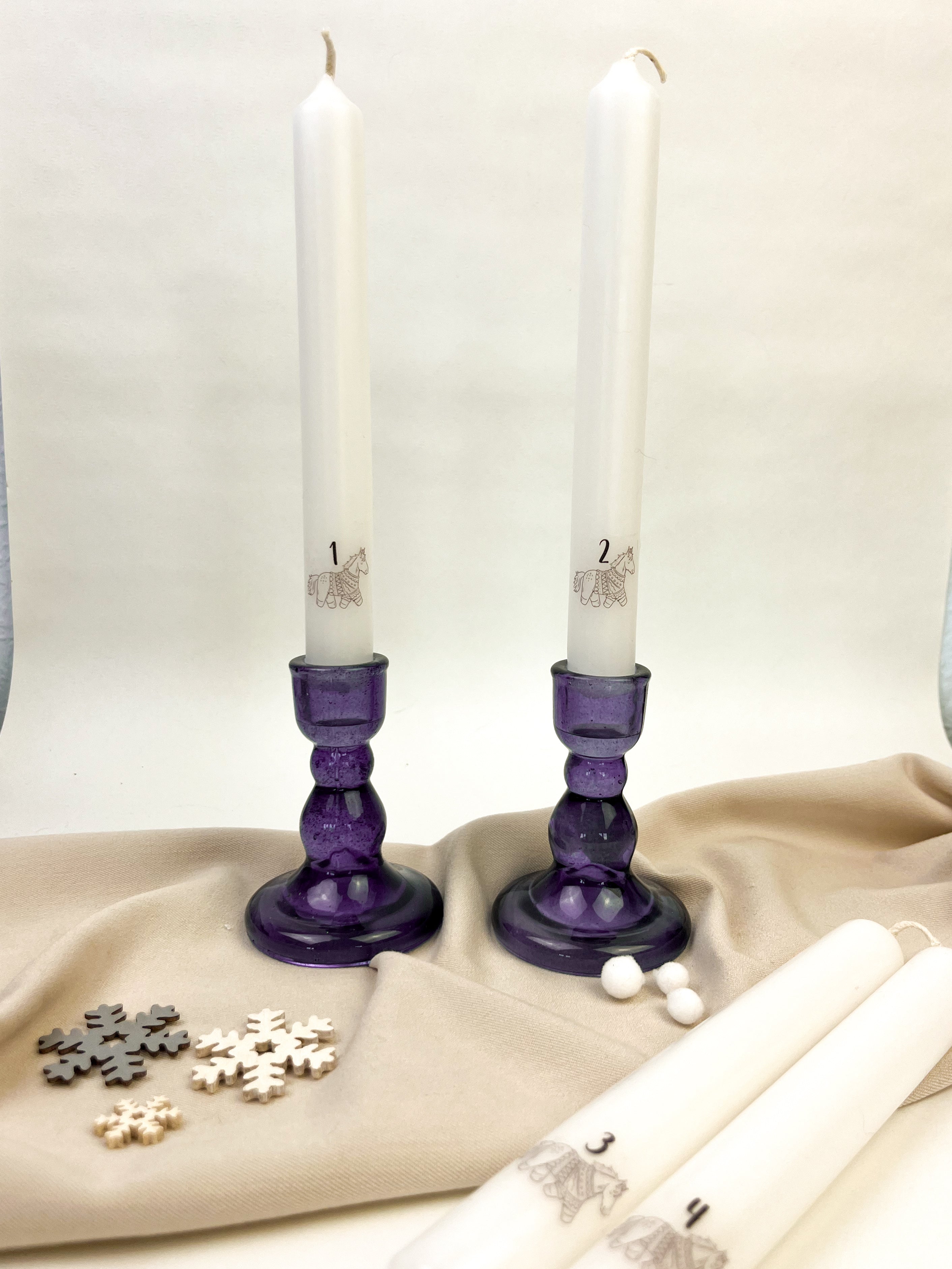 Advents-Stabkerzen-Set 4 Stück