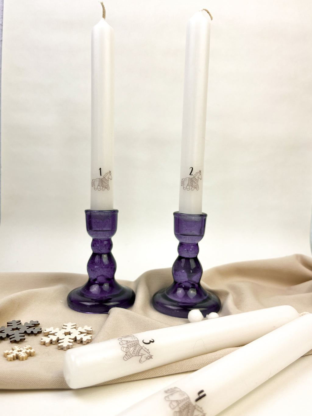 Advents-Stabkerzen-Set 4 Stück