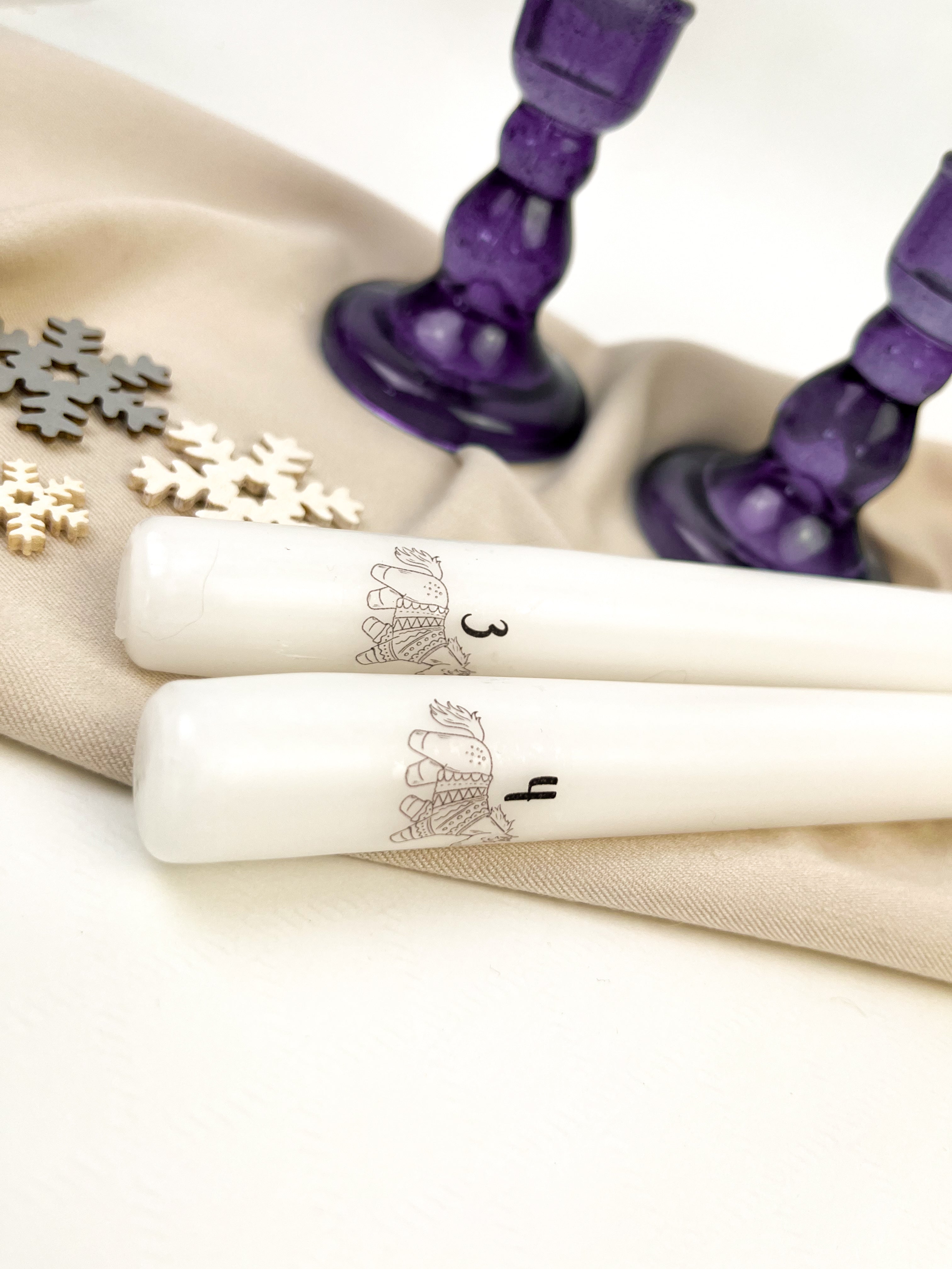 Advents-Stabkerzen-Set 4 Stück