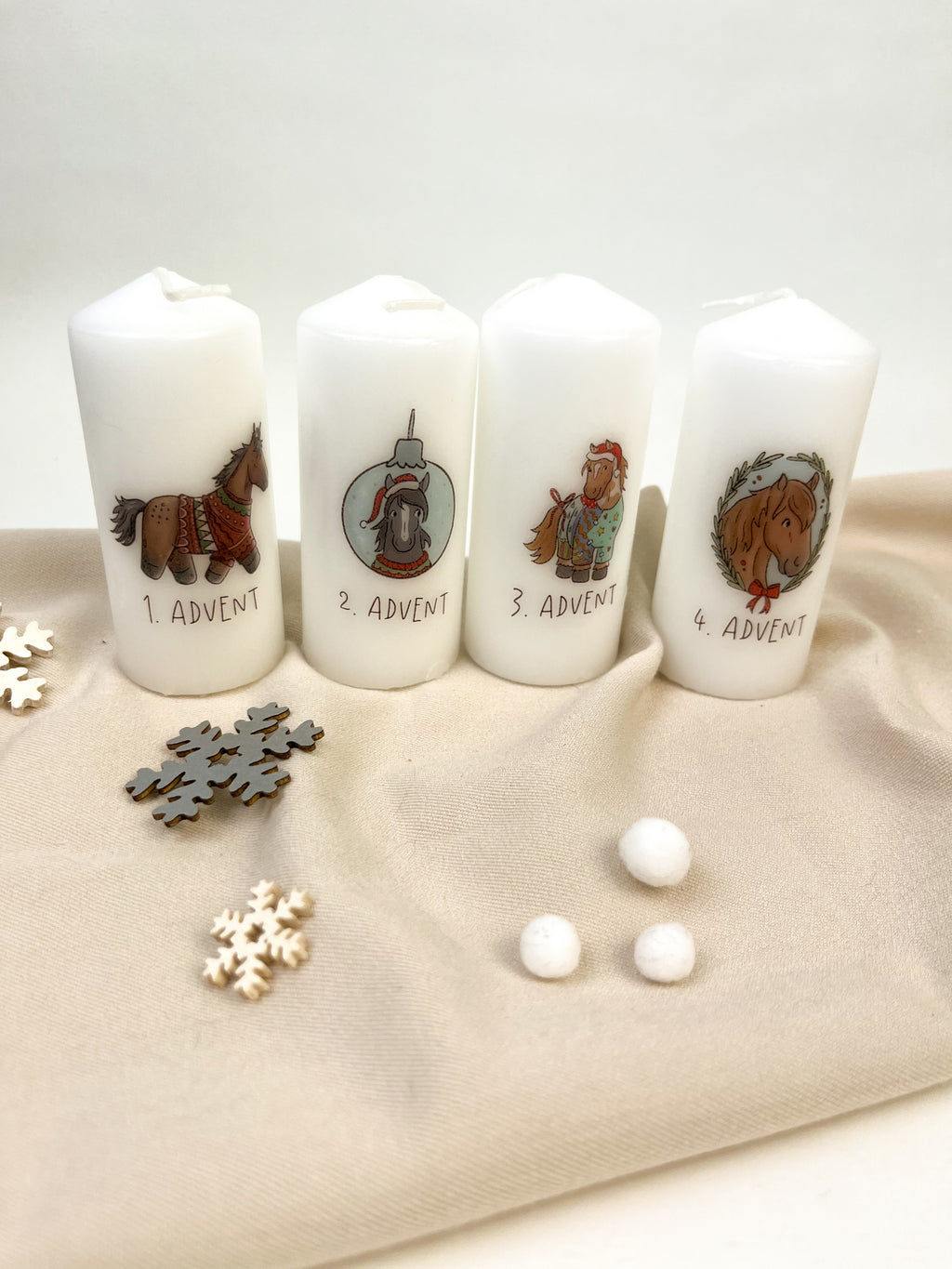 Adventskerzen-Set 4 Stück