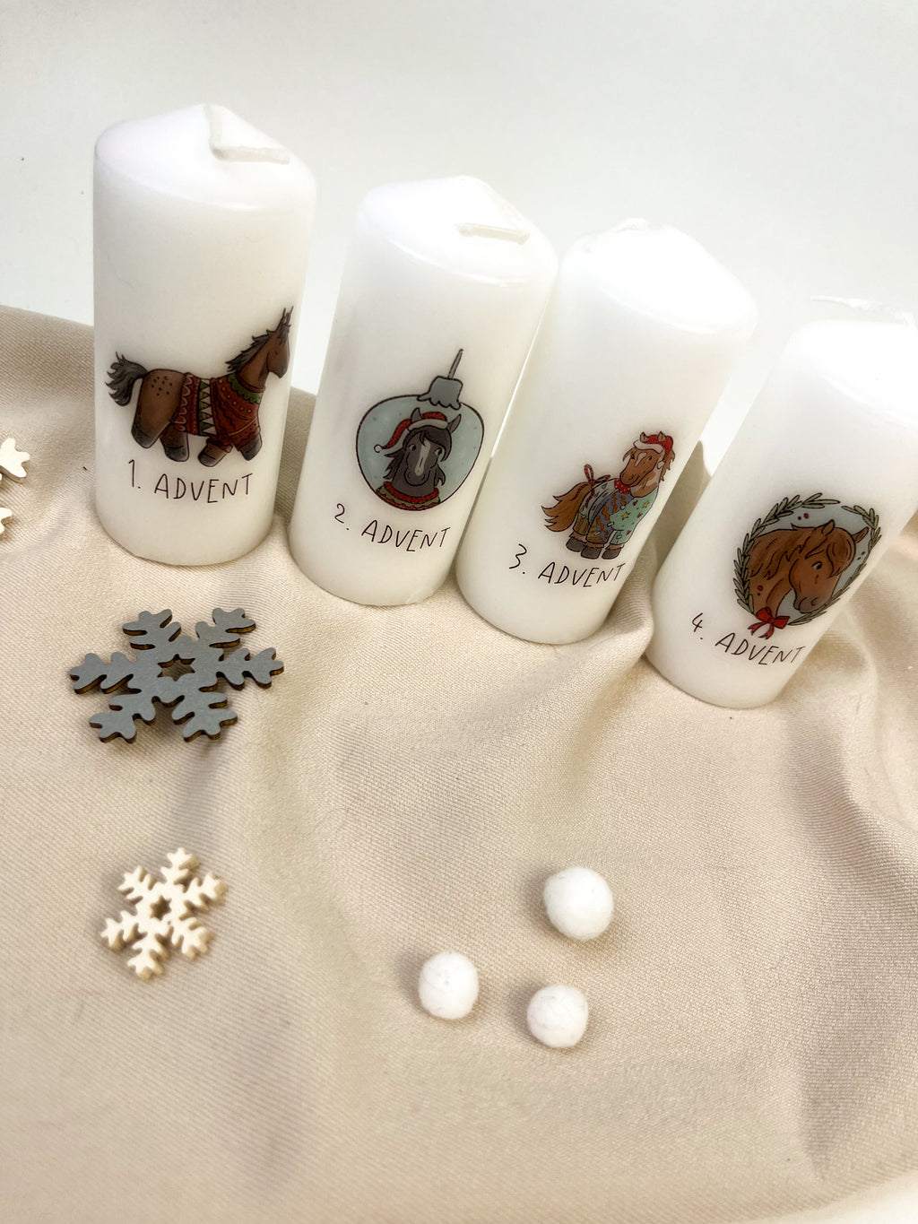 Adventskerzen-Set 4 Stück