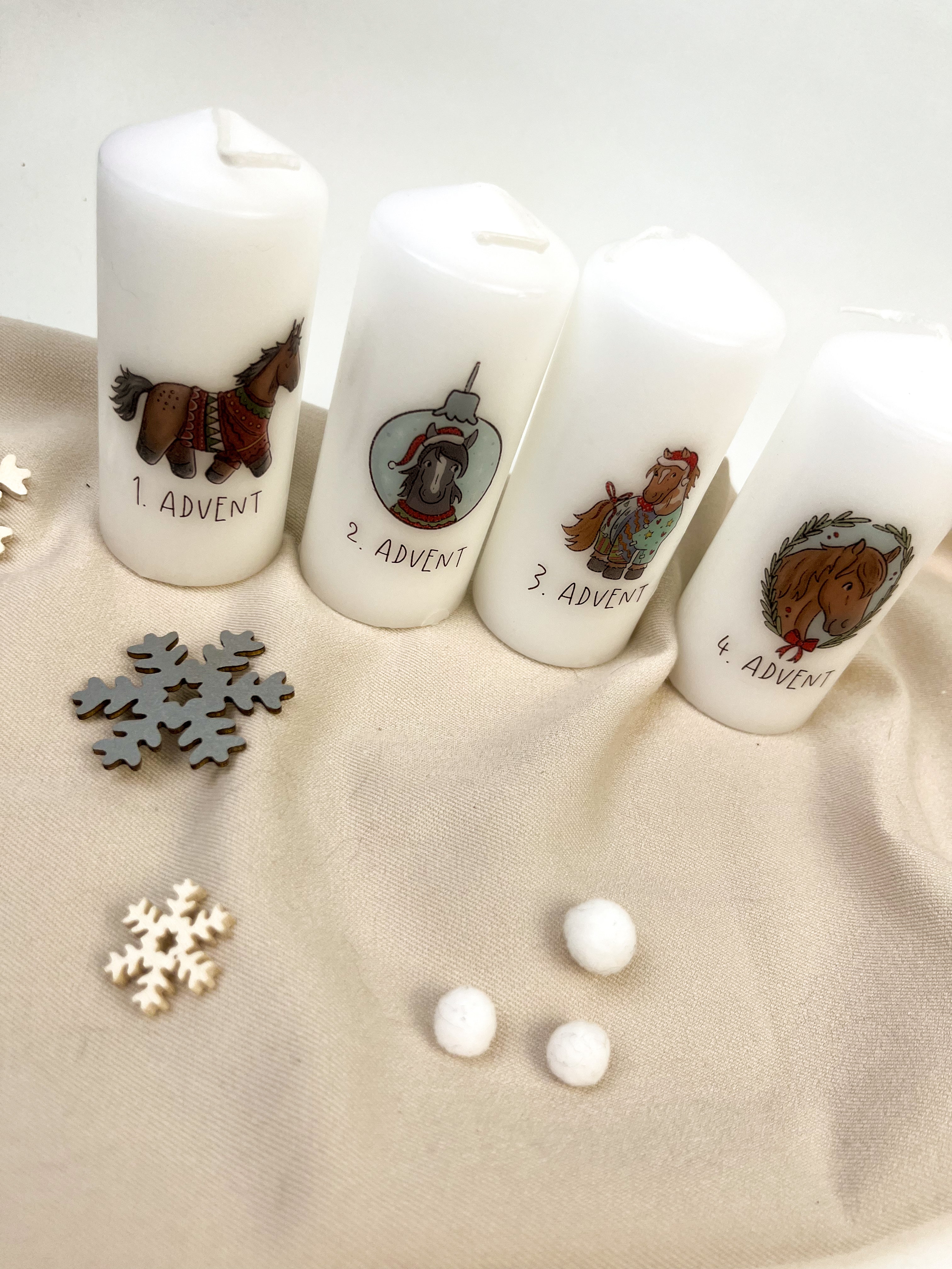 Adventskerzen-Set 4 Stück