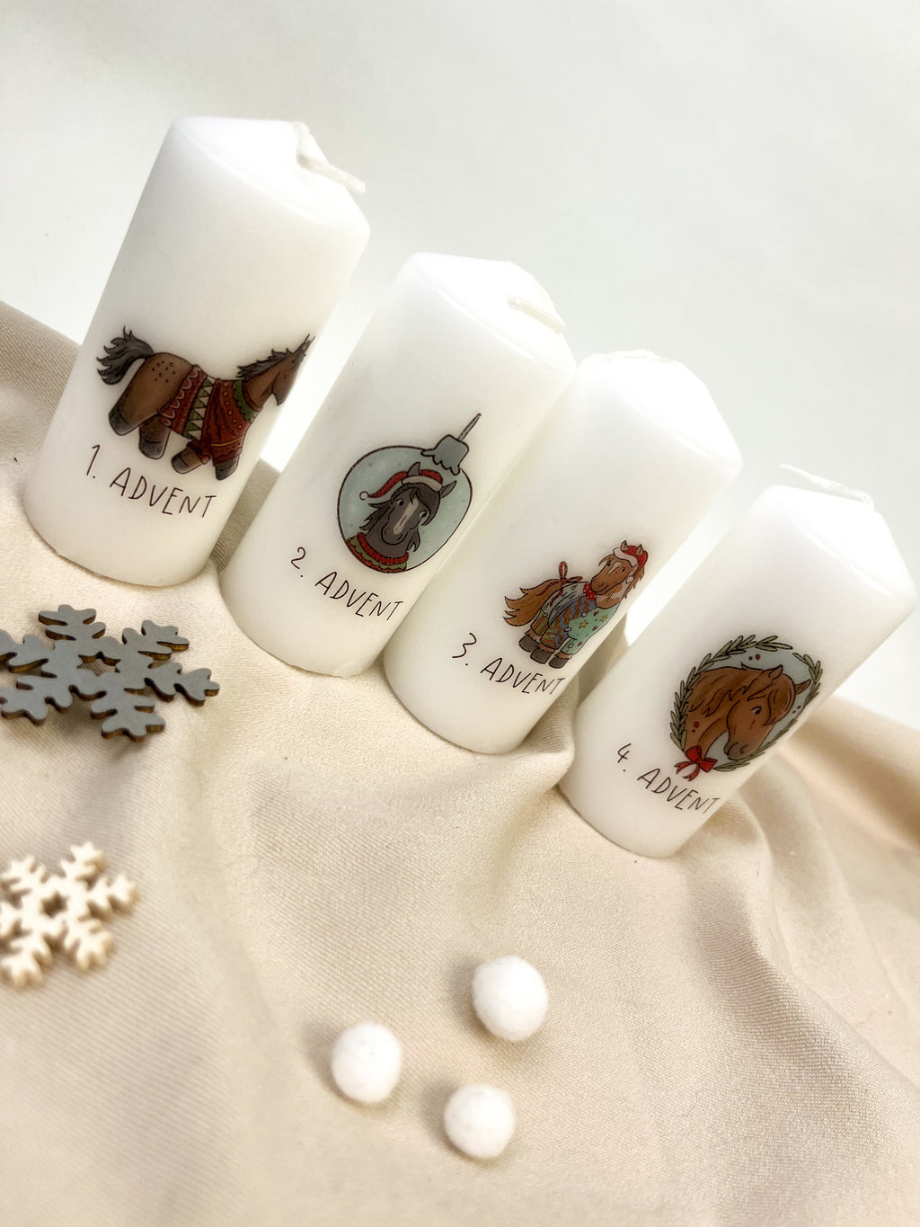 Adventskerzen-Set 4 Stück