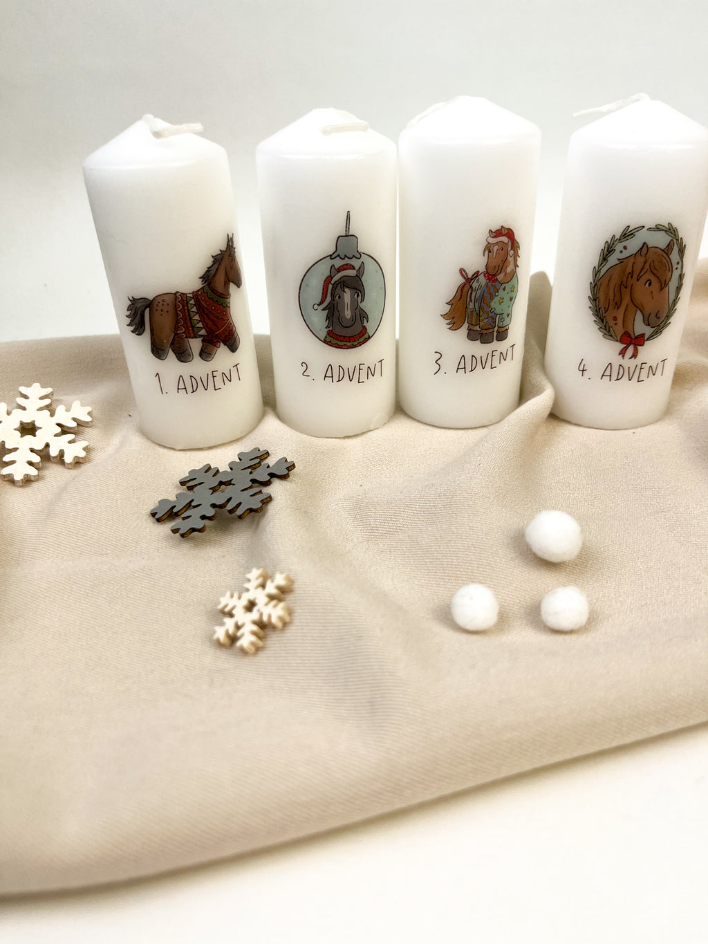 Adventskerzen-Set 4 Stück