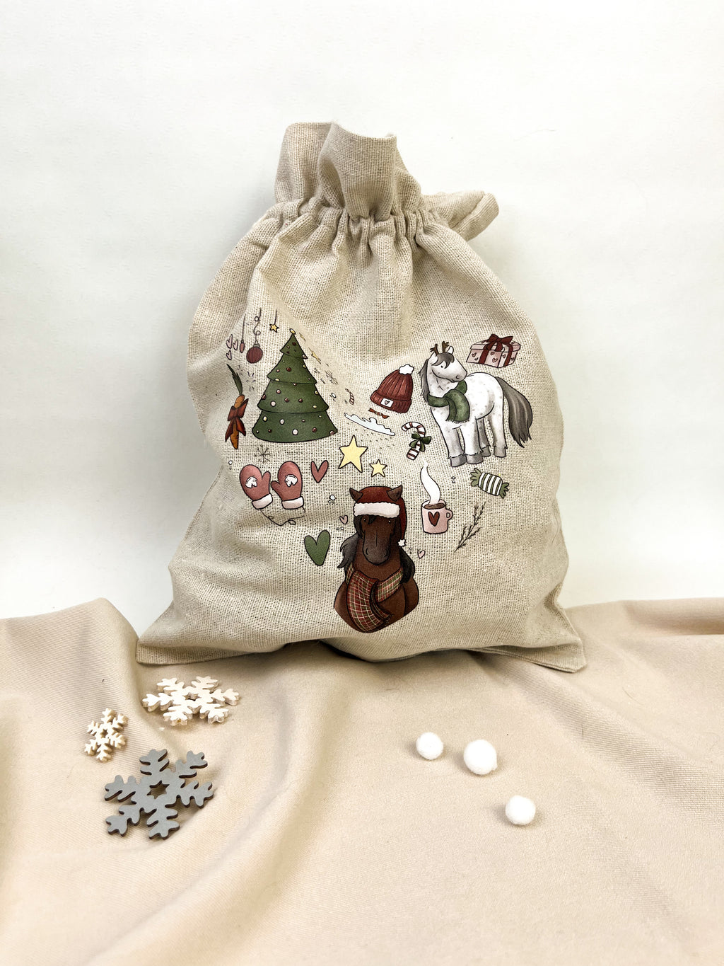 Geschenkbeutel “Weihnachtsherz”