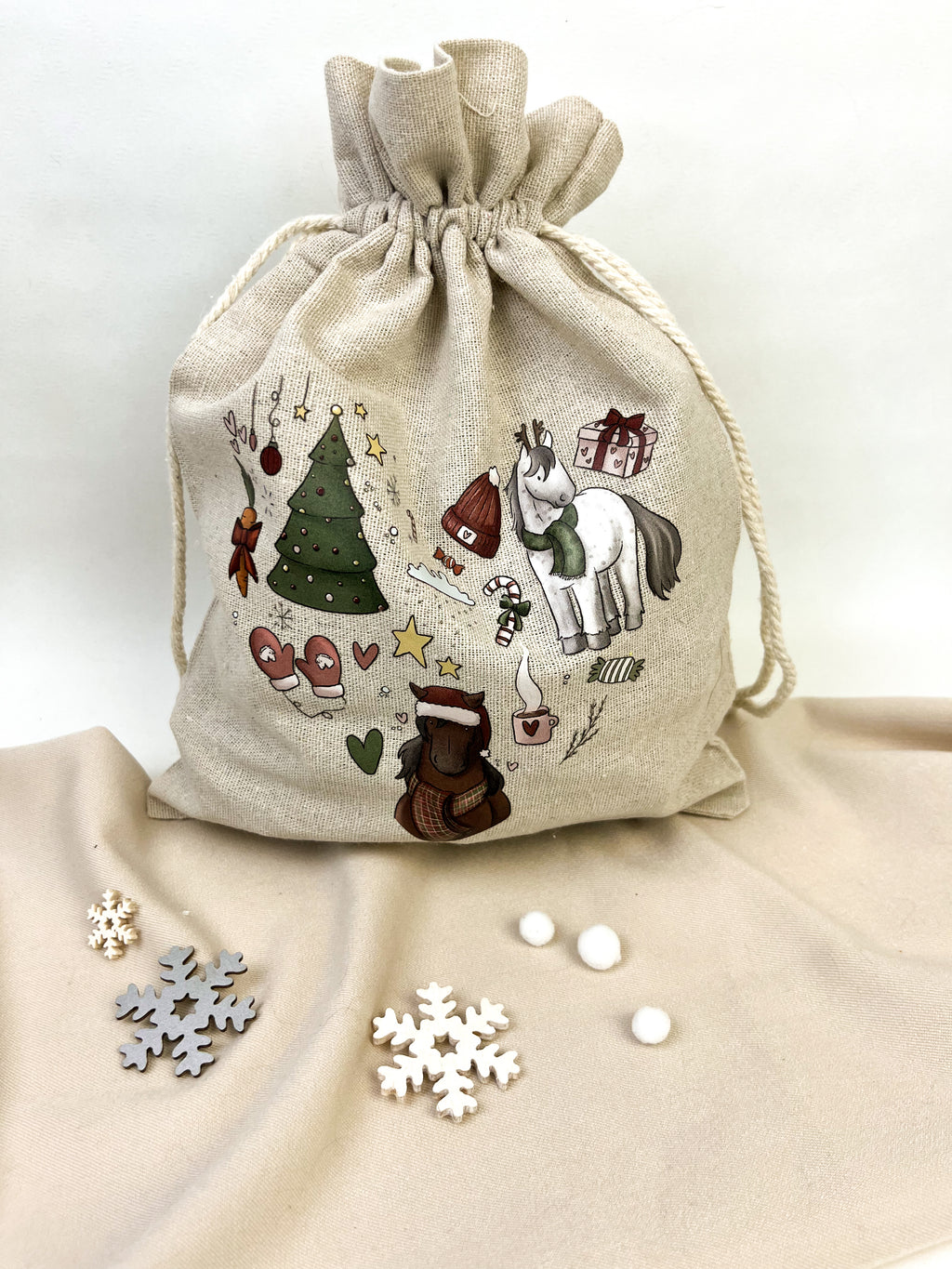 Geschenkbeutel “Weihnachtsherz”