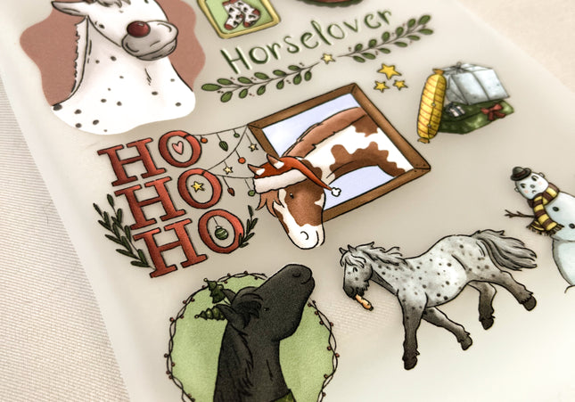 Bügelbilder Weihnachtscollage