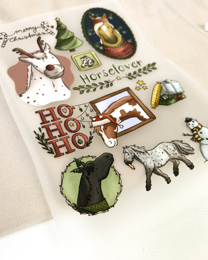 Bügelbilder Weihnachtscollage