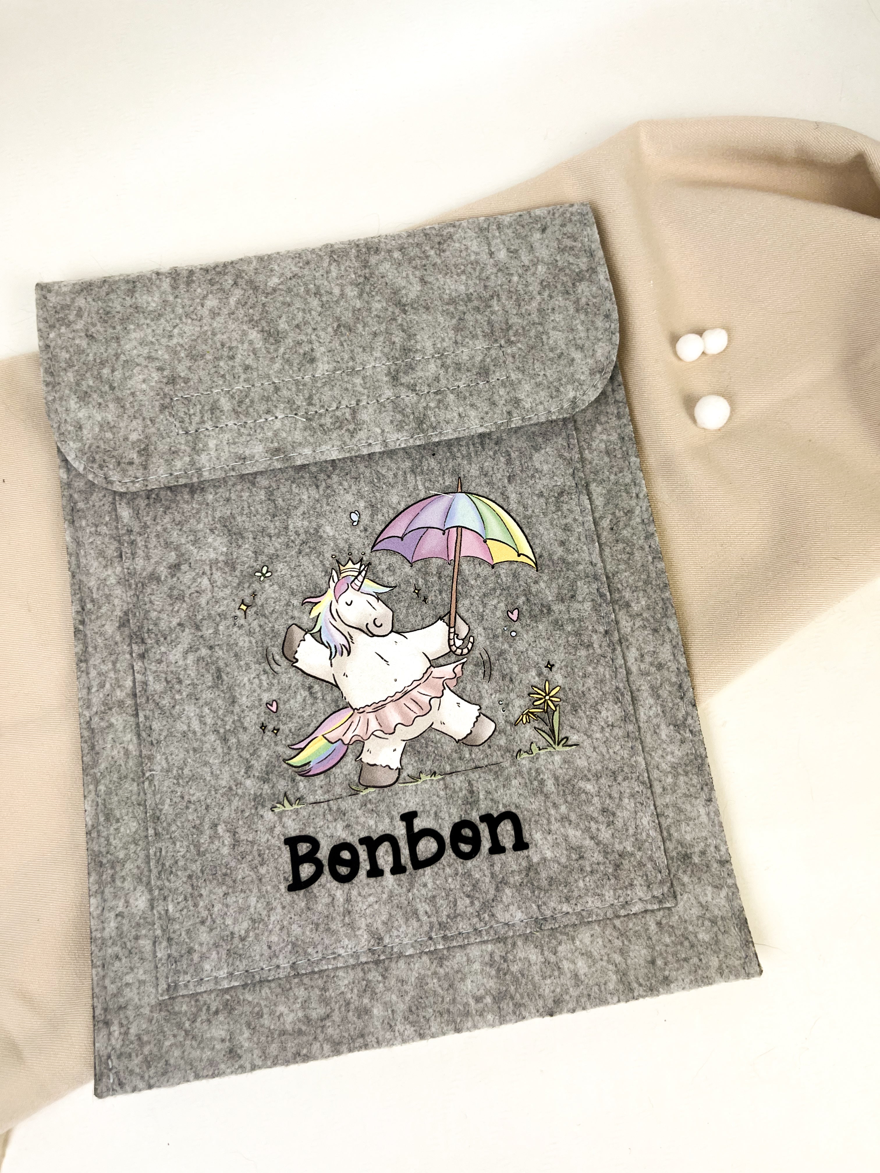 Equiden-Passhülle "Regenbogeneinhorn"