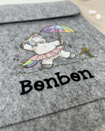 Equiden-Passhülle "Regenbogeneinhorn"