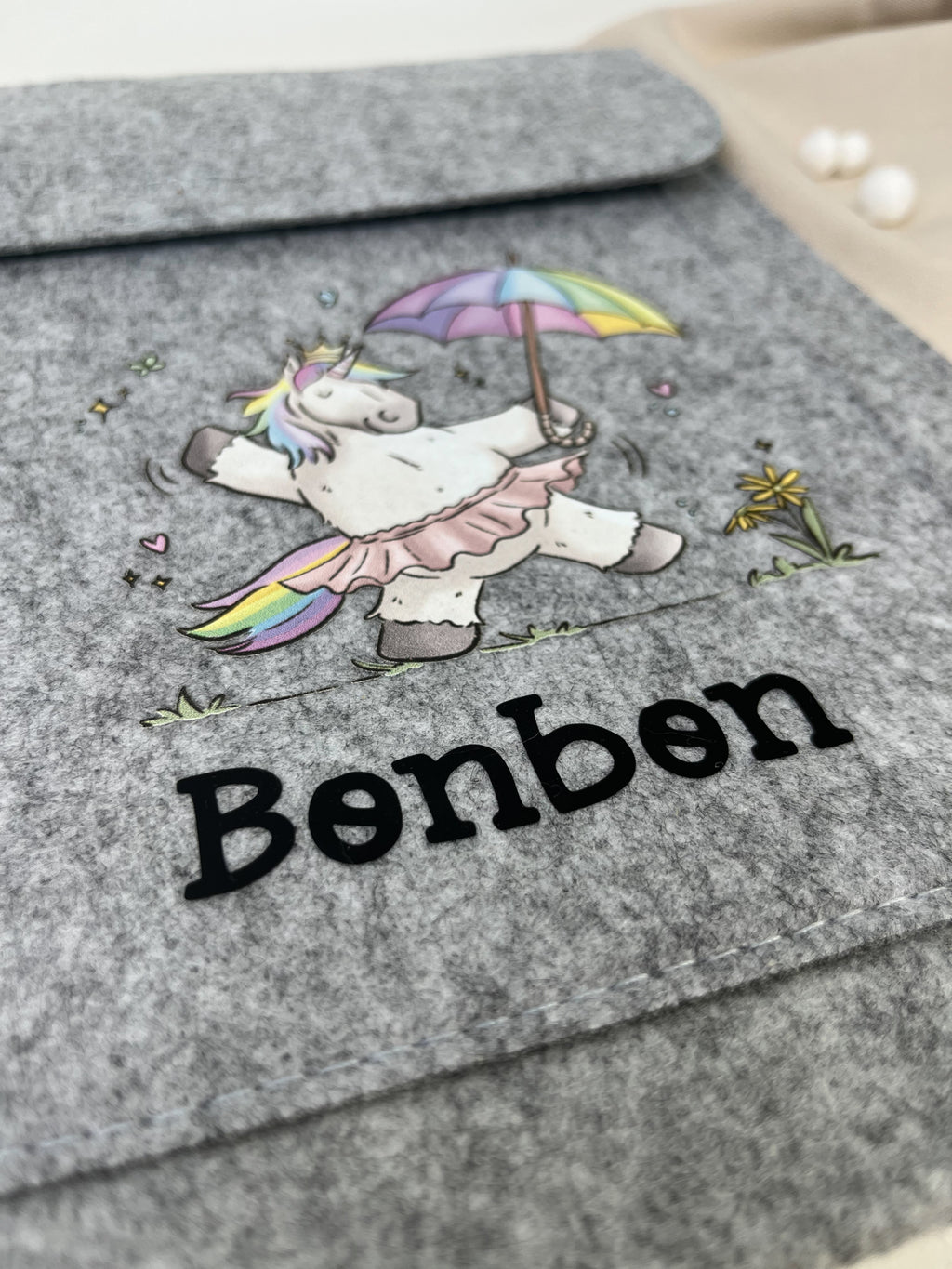 Equiden-Passhülle "Regenbogeneinhorn"