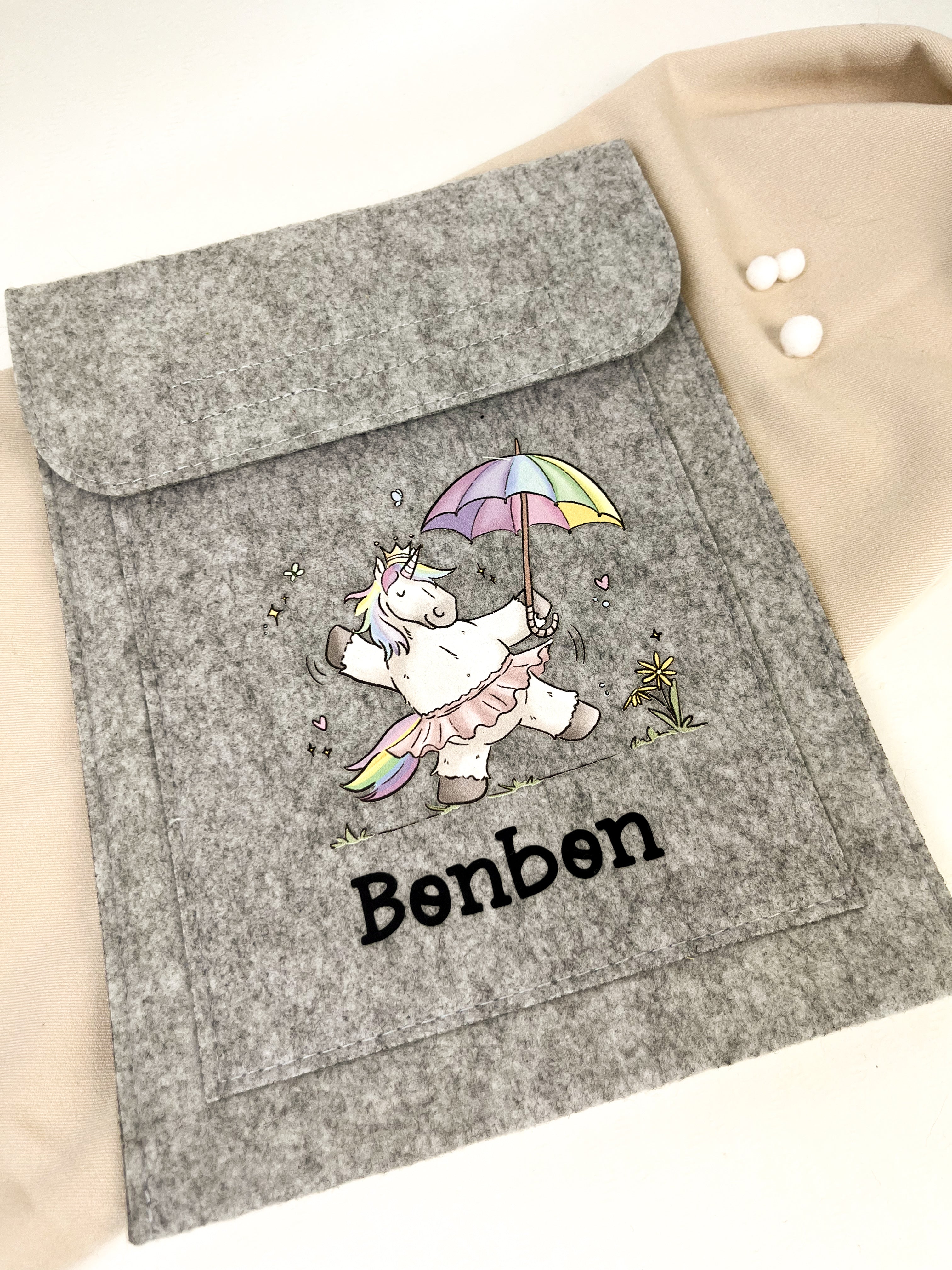 Equiden-Passhülle "Regenbogeneinhorn"