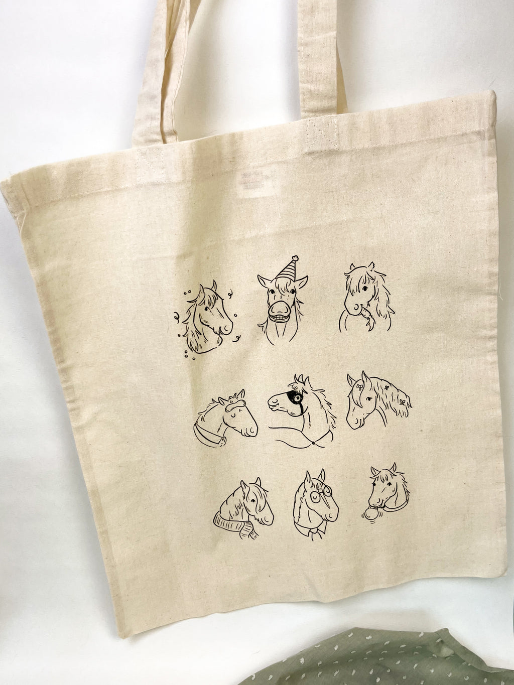 Baumwollbeutel "Pferdecharaktere"