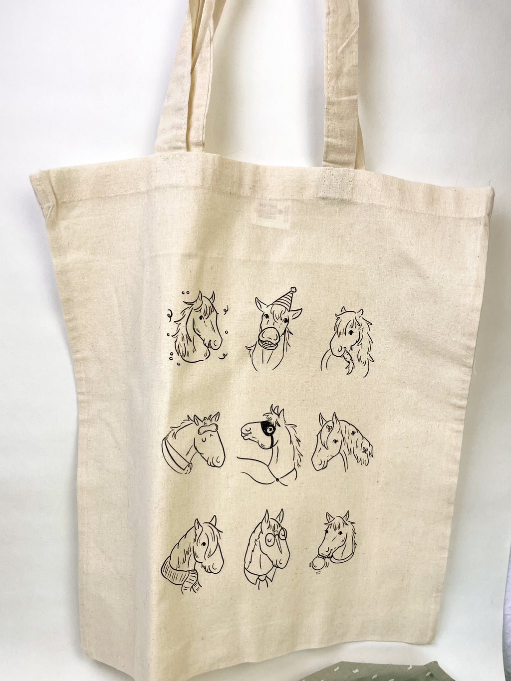 Baumwollbeutel "Pferdecharaktere"