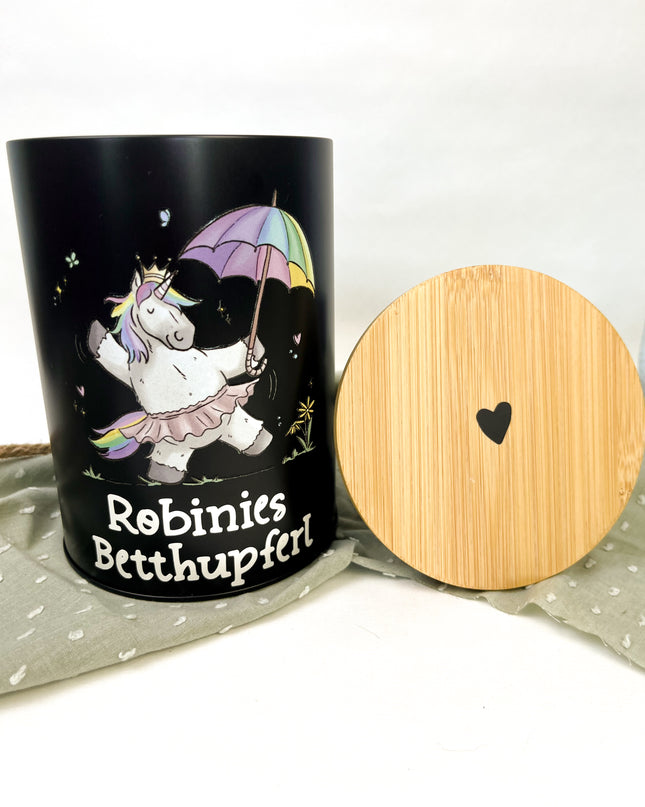 Leckerlidose personalisiert "Regenbogeneinhorn"