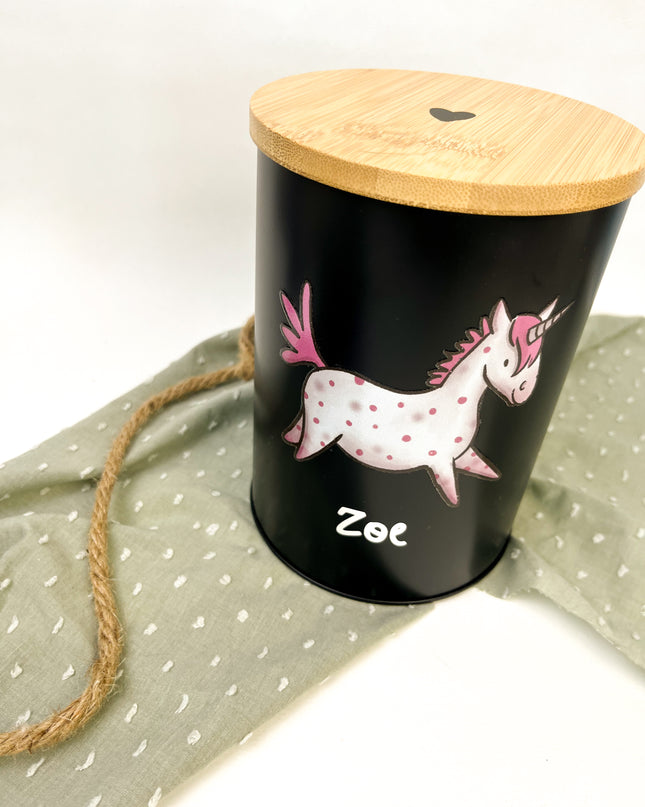 Leckerlidose personalisiert "Einhorn"