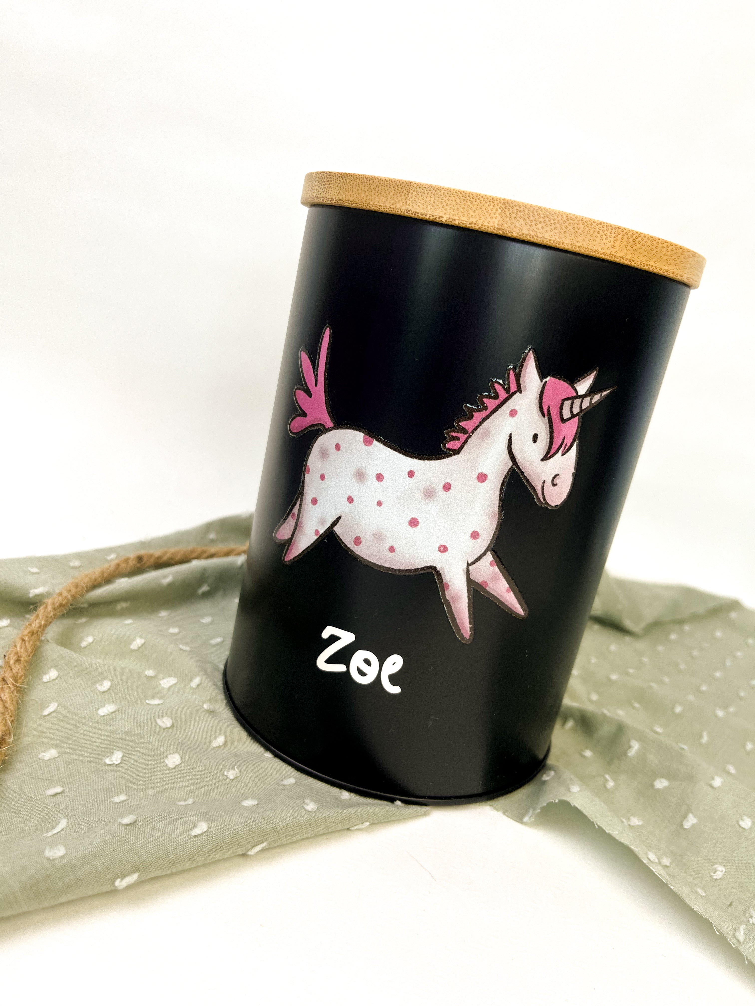 Leckerlidose personalisiert "Einhorn"