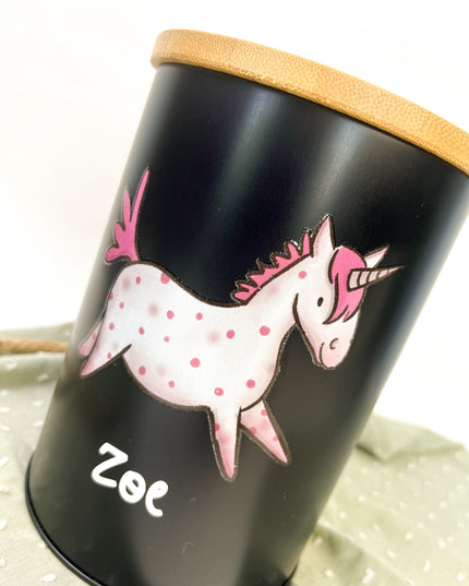 Leckerlidose personalisiert "Einhorn"
