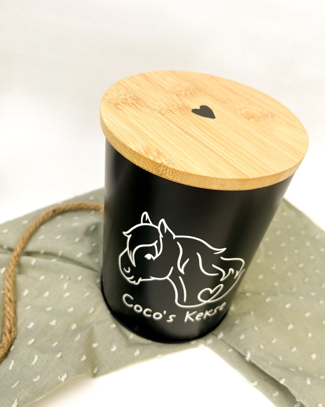 Leckerlidose personalisiert "Lineart-Pony"