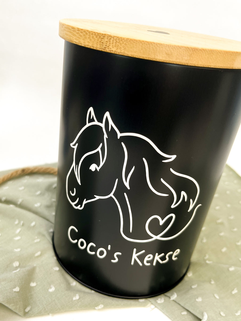 Leckerlidose personalisiert "Lineart-Pony"