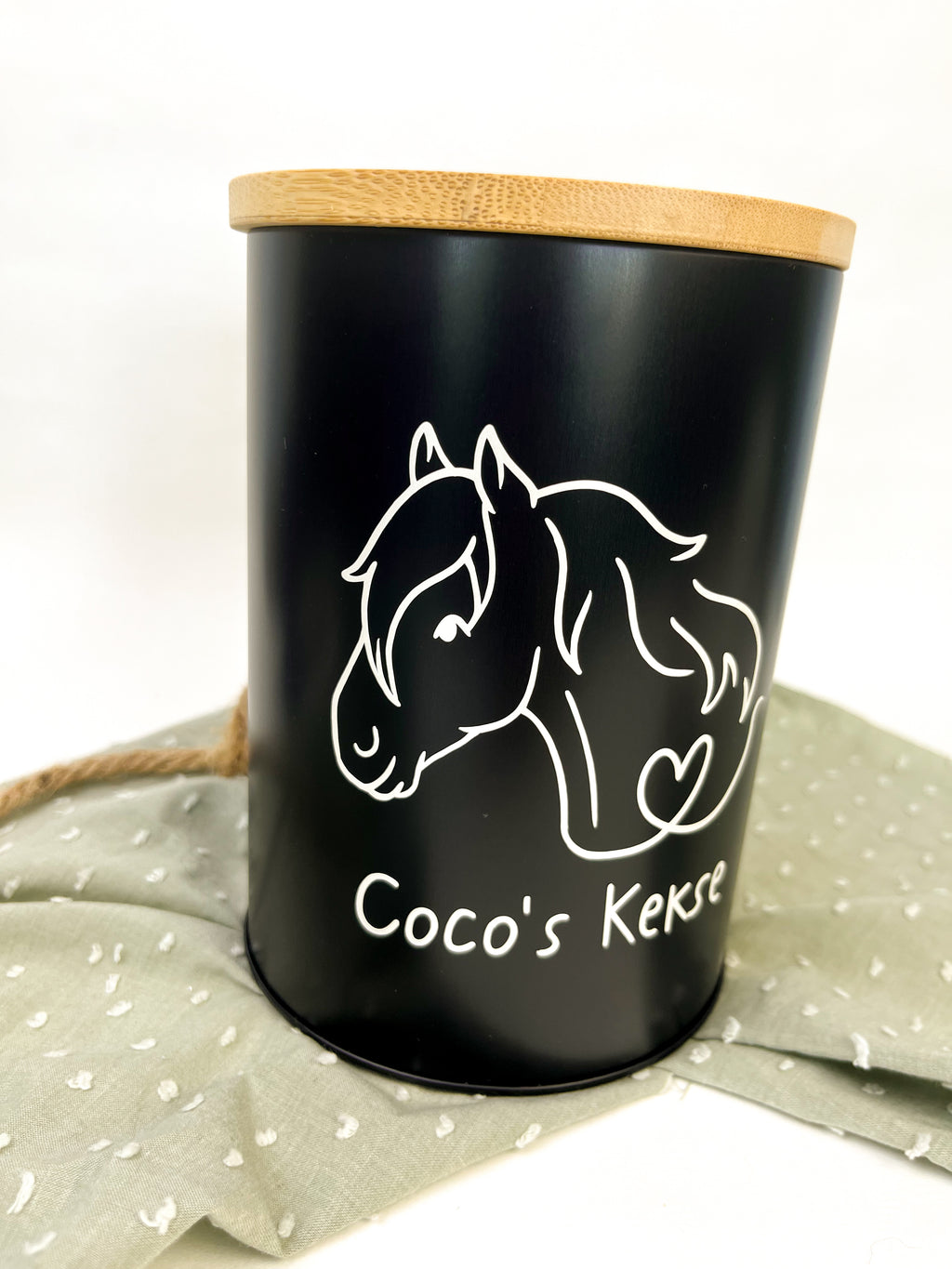 Leckerlidose personalisiert "Lineart-Pony"