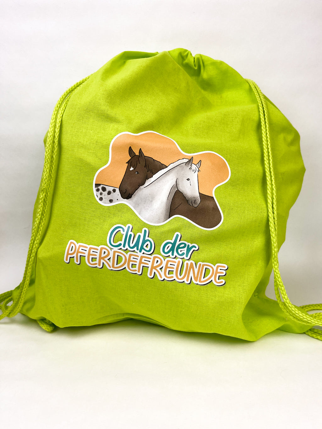 Turnbeutel/ Rucksack zum Buch - Freunde auf vier Hufen