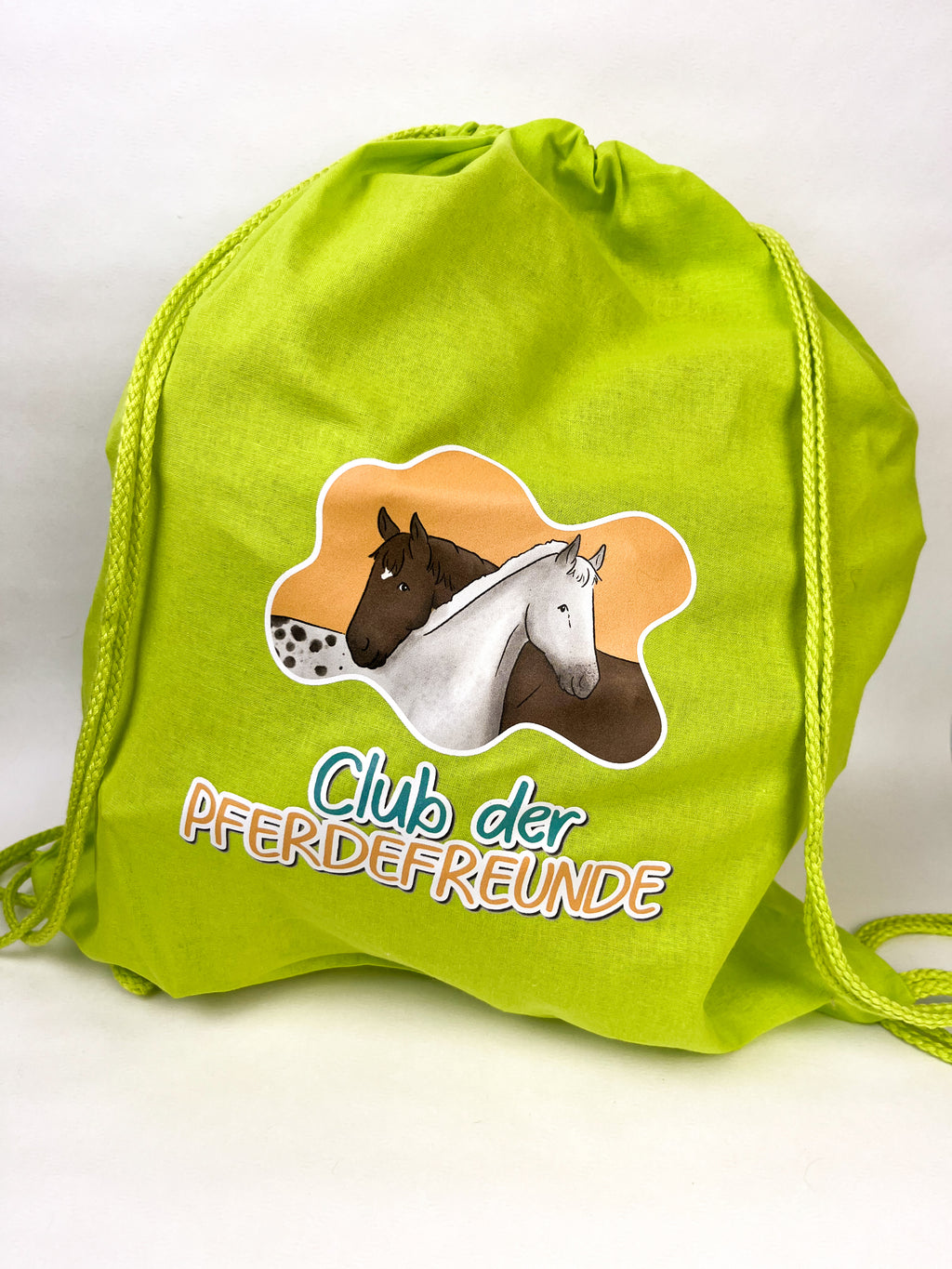 Turnbeutel/ Rucksack zum Buch - Freunde auf vier Hufen