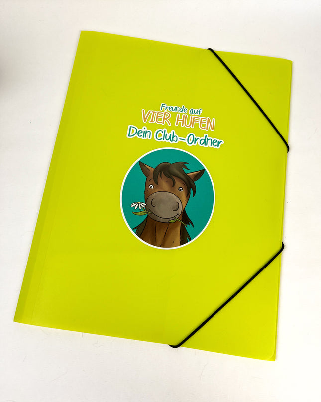 Clubordner /Eckspanner zum Buch - Freunde auf vier Hufen