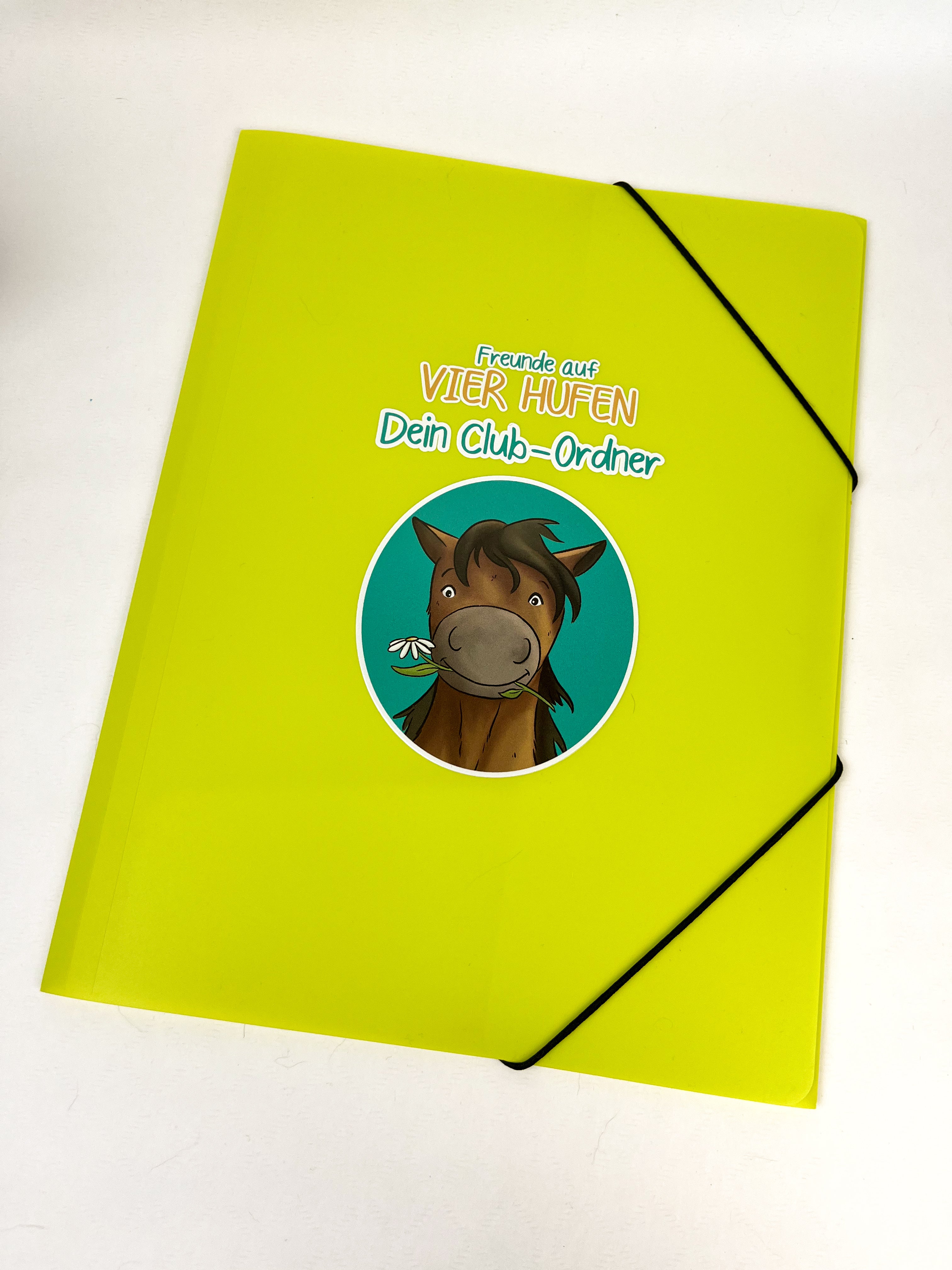 Clubordner /Eckspanner zum Buch - Freunde auf vier Hufen