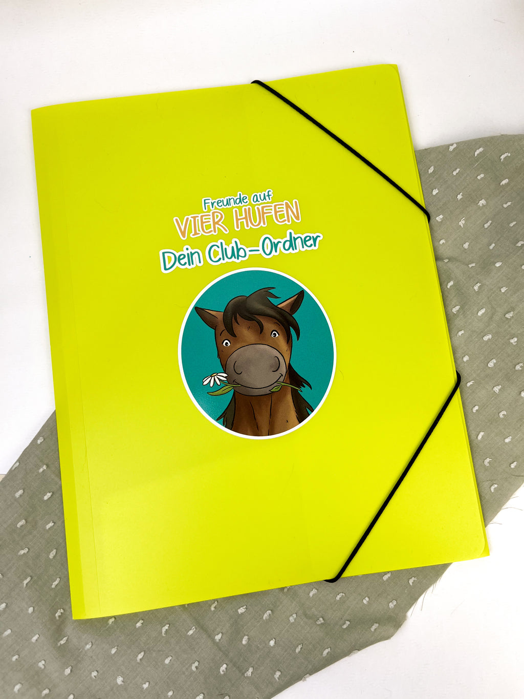 Clubordner /Eckspanner zum Buch - Freunde auf vier Hufen