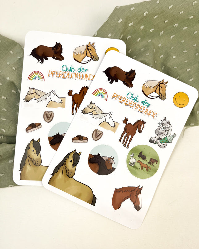 Stickerbogen zum Buch - Freunde auf vier Hufen
