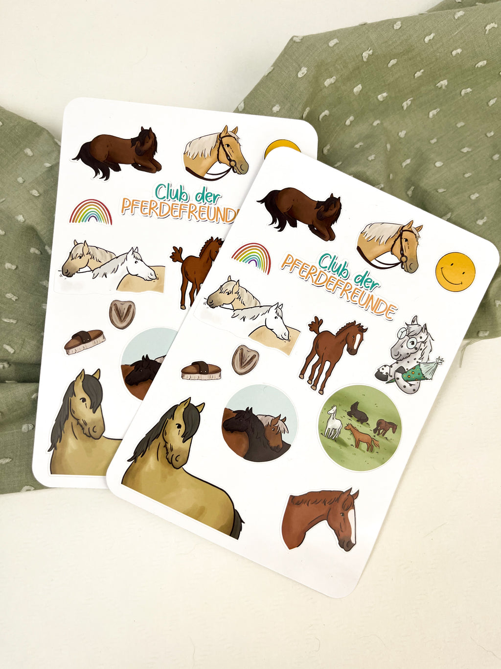 Stickerbogen zum Buch - Freunde auf vier Hufen