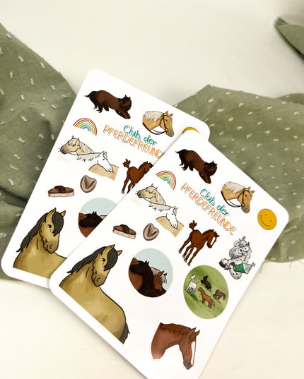 Stickerbogen zum Buch - Freunde auf vier Hufen